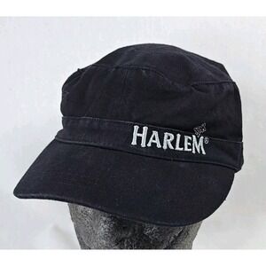 Harlem Kruiden Liquor Men's Black Embroidered Hat Cap 100% Cotton OSFA